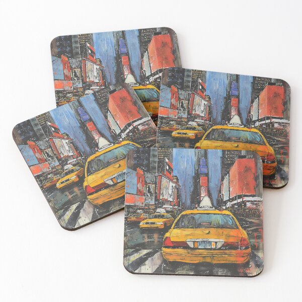 Item preview, New York Taxi Cabs No 1 designed and sold by LinleeFashion.