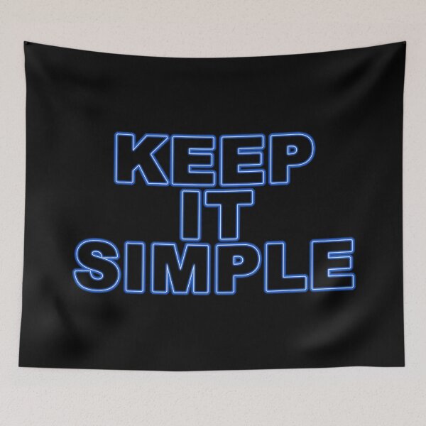 Item preview, Keep it simple (blue) designed and sold by Sinmara12.