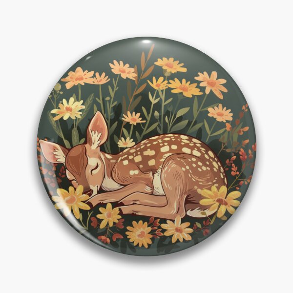 Aperçu de l'œuvre Cerf endormi dans un lit de fleurs créée et vendue par Sarzel.