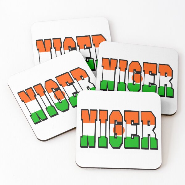 Item preview, Niger Country Flag Typography designed and sold by TravelWish.
