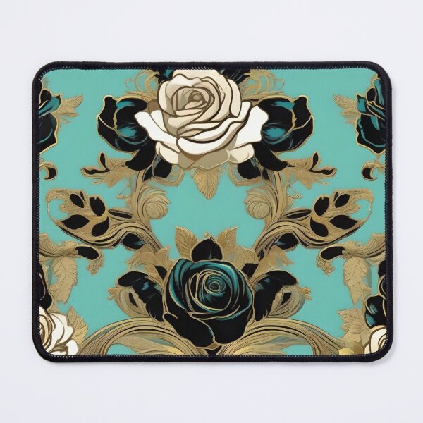 Item preview, Baroque Inspired Teal Roses designed and sold by DesignsByPrnces.
