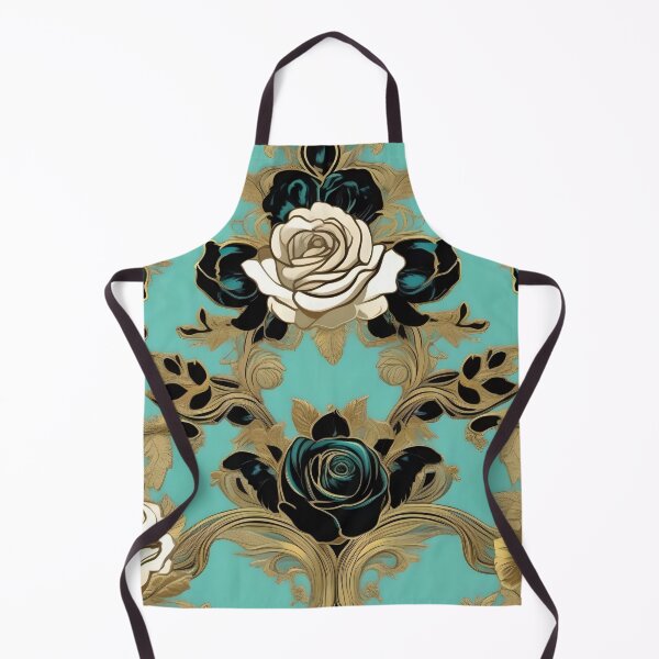 Item preview, Baroque Inspired Teal Roses designed and sold by DesignsByPrnces.