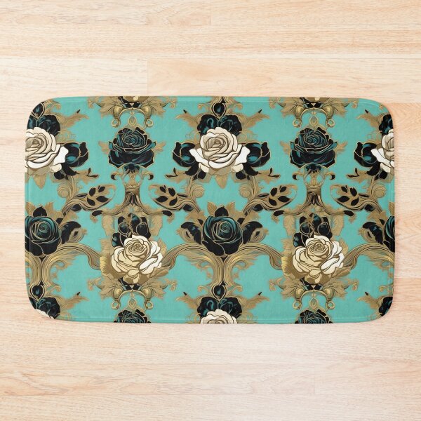 Item preview, Baroque Inspired Teal Roses designed and sold by DesignsByPrnces.