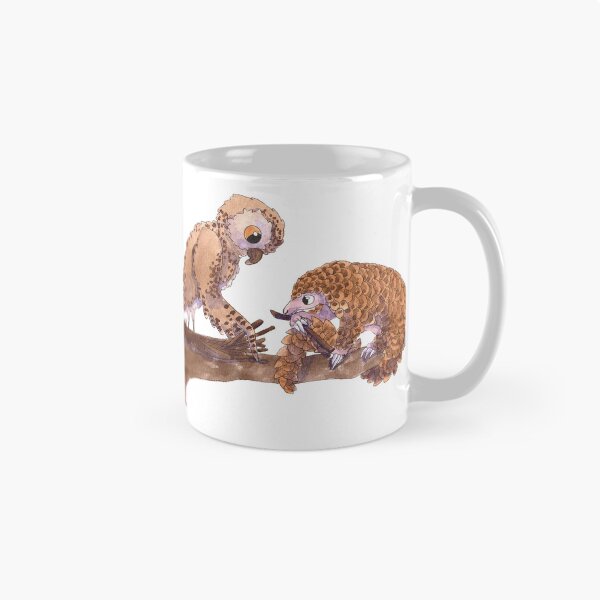 Item preview, Pangolin and owl designed and sold by Chouetteplanete.