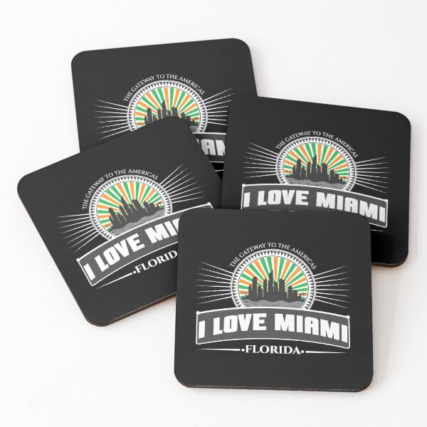 Item preview, Miami Skyline - The Gateway to the Americas, I Love Miami designed and sold by patriotwardrobe.