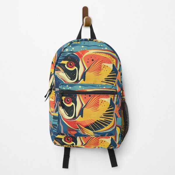Item preview, Big colourful retro fish designed and sold by Wildflow Creations.