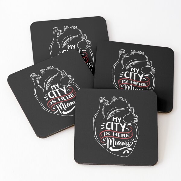 Item preview, Heart Anatomy Art - Typography My City Is Here, Miami designed and sold by patriotwardrobe.