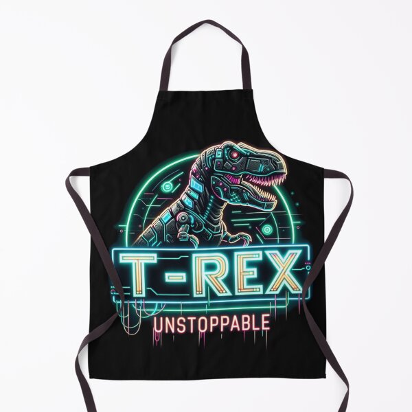Item preview, T-Rex Unstoppable mechanical cyberpunk & neon lights designed and sold by Pawel Oska.