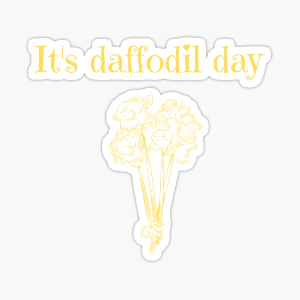 Item preview, It's daffodil day yellow flowers  designed and sold by Peksli.