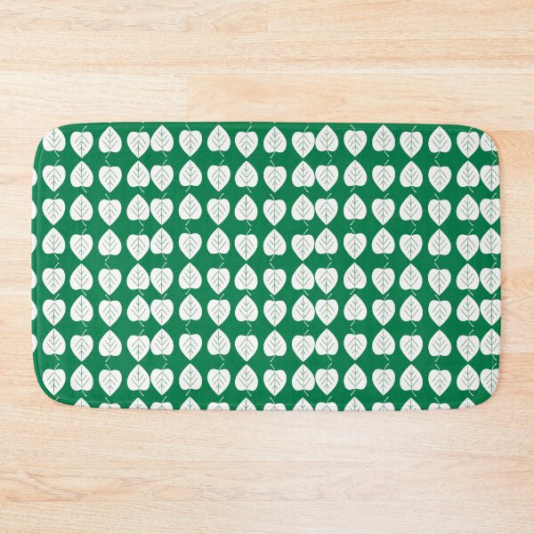 Item preview, Birch-tastic Leafy Vibes: White Birch Leaf Pattern on Green designed and sold by IraNiva.