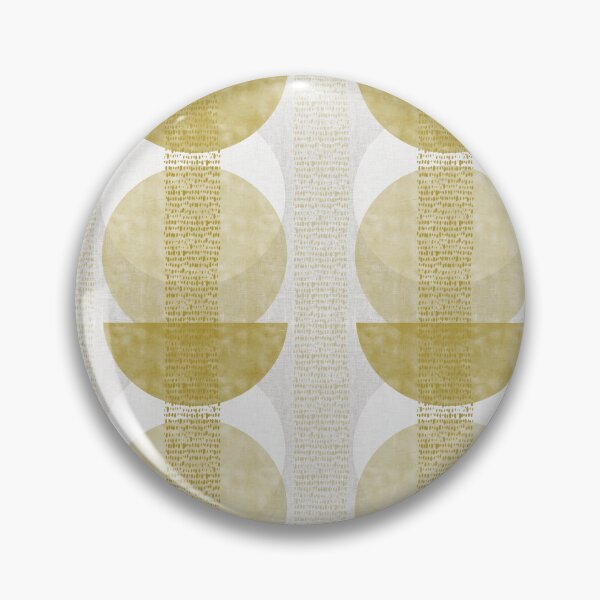 Item preview, Modern Circles in Gold and Gray - smaller scale designed and sold by JAFStudio.