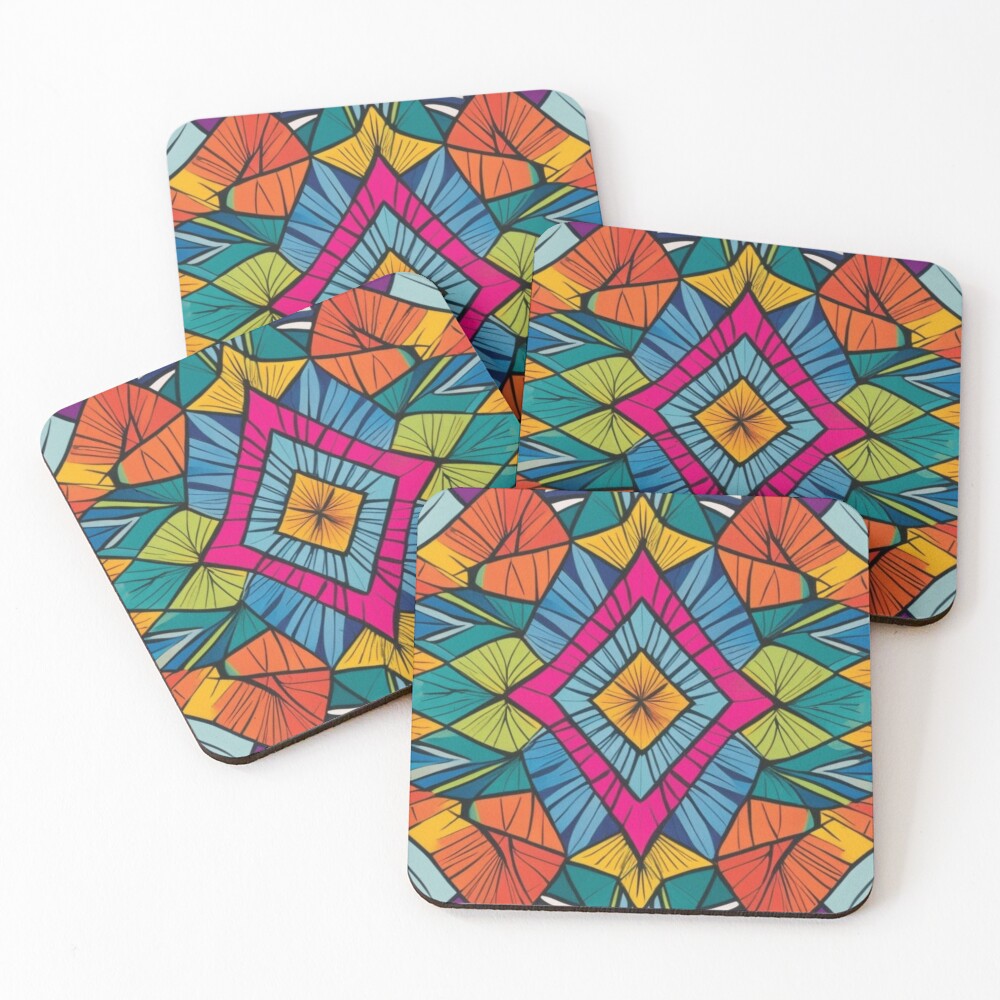 Item preview, Coasters (Set of 4) designed and sold by BubbleTextBox.