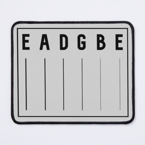 Item preview, EADGBE Black designed and sold by sheatherley.