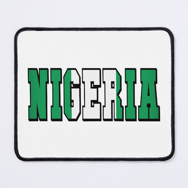 Item preview, Nigeria Country Flag Typography designed and sold by TravelWish.