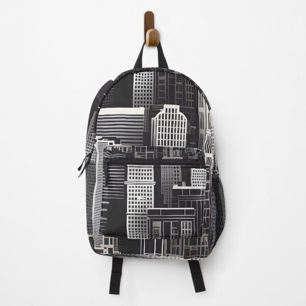 Item preview, Urban Elegance: Monochromatic Cityscape Chic Pattern designed and sold by Chroma Artis.