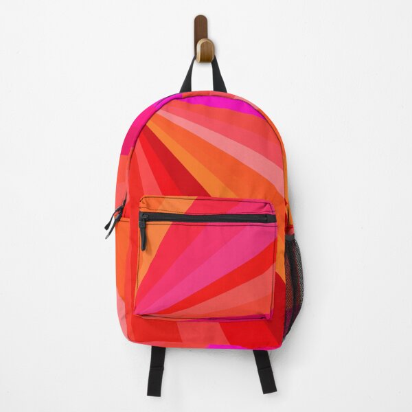 Item preview, Bright Pink and Orange Retro Stripes designed and sold by OneThreeSix.