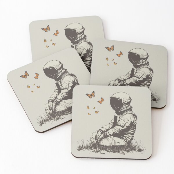 Item preview, Astronaut and butterfly designed and sold by CraftPower.