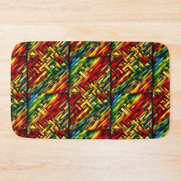 Item preview, Rasta Cubism: Vibrant Transitions designed and sold by Aidesign77.