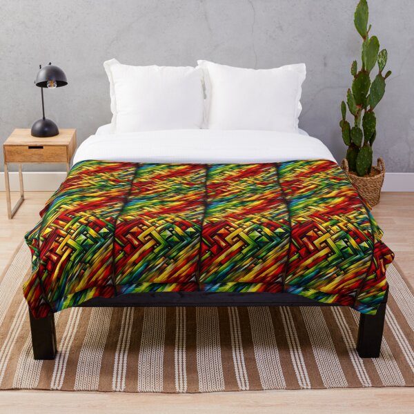 Aperçu de l'œuvre Rasta Cubisme : Transitions Vibrantes créée et vendue par Aidesign77.