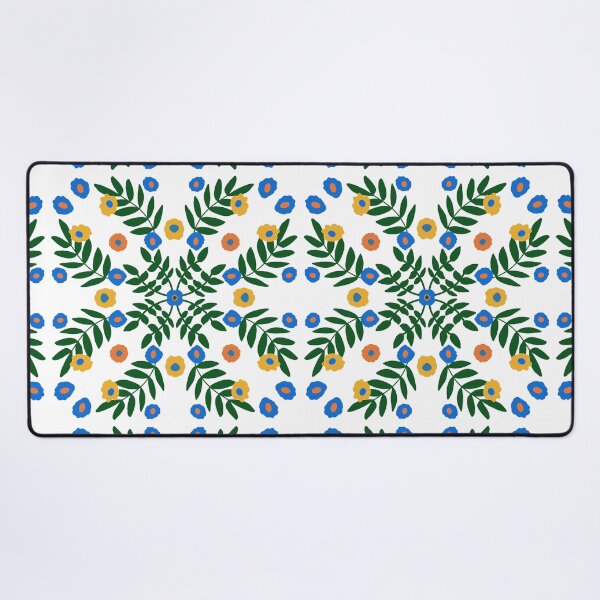 Item preview, Fern Leaves and Flowers Mandala designed and sold by jwturcott.