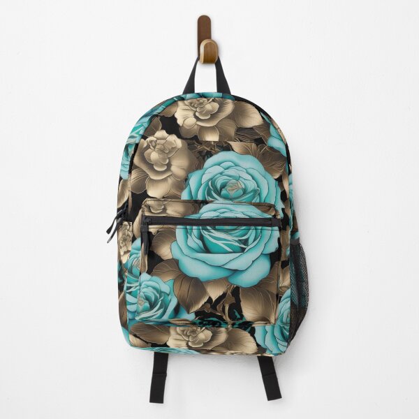 Item preview, Baroque Inspired Mint Blue Roses designed and sold by DesignsByPrnces.
