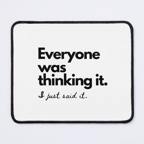 Item preview, think & said designed and sold by Fresh6ixmerch.
