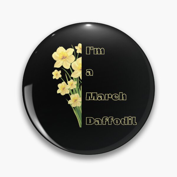 Item preview, I'm a march daffodil yellow flower  designed and sold by Peksli.