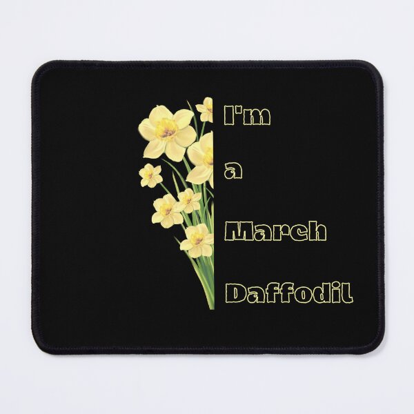 Item preview, I'm a march daffodil yellow flower  designed and sold by Peksli.