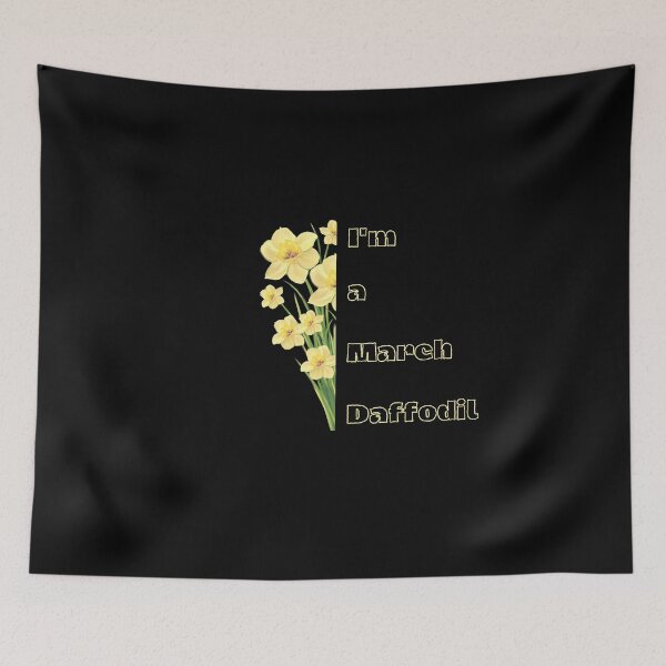 Item preview, I'm a march daffodil yellow flower  designed and sold by Peksli.