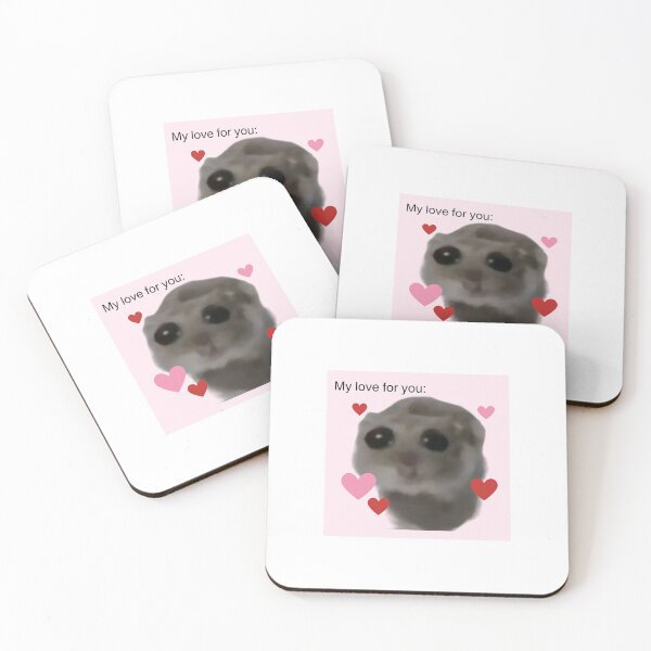 Item preview, hamster meme designed and sold by pinkc0w.