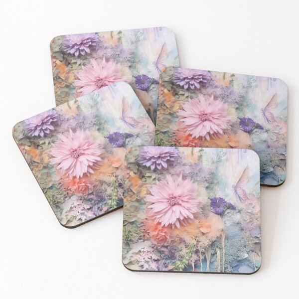Item preview, Pastel Flowers Botanical Design designed and sold by LovelyHappyGift.