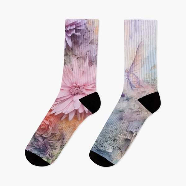 Item preview, Pastel Flowers Botanical Design designed and sold by LovelyHappyGift.