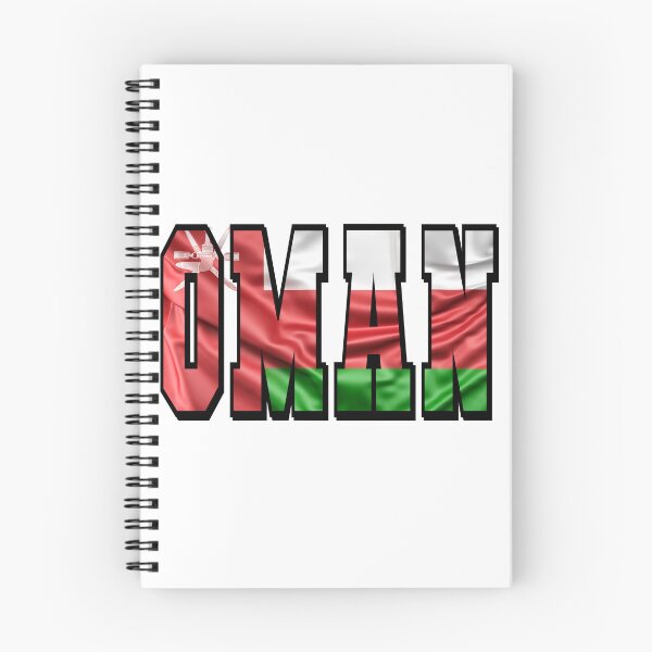 Item preview, Oman Country Flag Typography designed and sold by TravelWish.