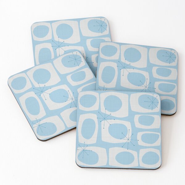 Item preview, Retro pattern mod atomic light blue designed and sold by JMgraphic.
