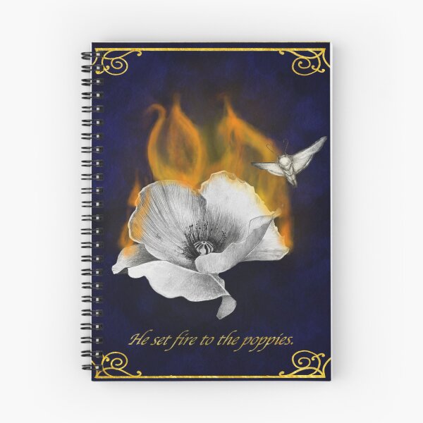 Item preview, He Set Fire to the Poppies (The Bone Season) designed and sold by Gezellig Creations.