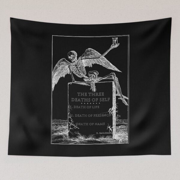 Item preview, The Three Deaths of Self (white) designed and sold by SweetsAndSavary.