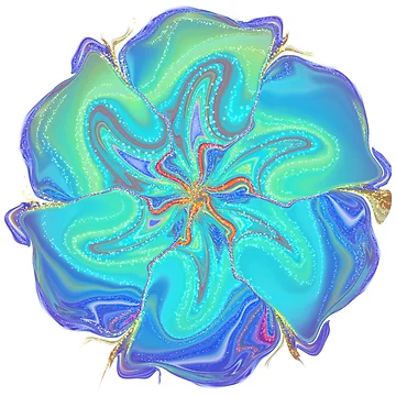 Artwork thumbnail, Pinwheel Flower by Shells Designs