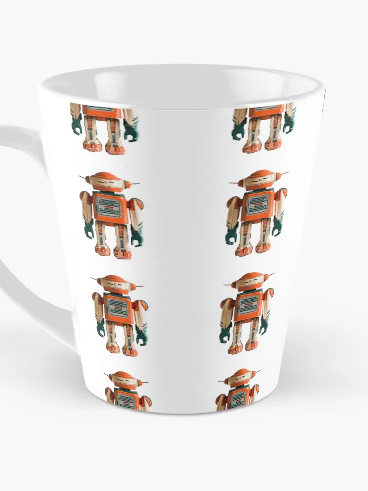 Thumbnail 3 of 4, Coffee Mug, Retro Rugged Robot designed and sold by RENcraft.