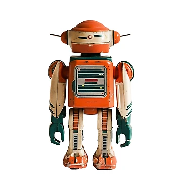 Artwork thumbnail, Retro Rugged Robot by RENcraft