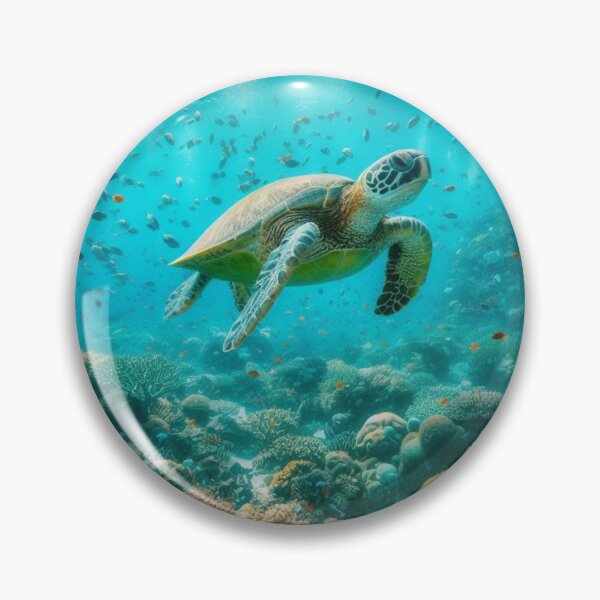 Item preview, Tranquil Turtle - Oceanic Drift designed and sold by ProgressMagnet.