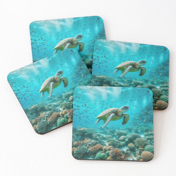 Item preview, Tranquil Turtle - Oceanic Drift designed and sold by ProgressMagnet.