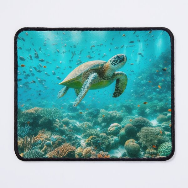 Item preview, Tranquil Turtle - Oceanic Drift designed and sold by ProgressMagnet.