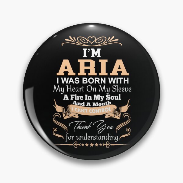 Item preview, Aria Girl Name Definition designed and sold by Share-me.