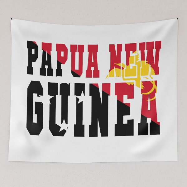 Item preview, Papua New Guinea Country Flag Typography designed and sold by TravelWish.