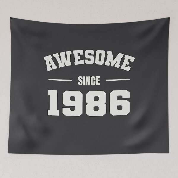 Item preview, AWESOME Since 1986 - Perfect Gift for Folks Born 1986 designed and sold by Amazing Arts Designs.