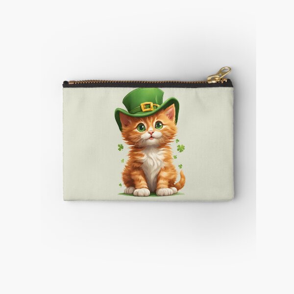 Item preview, Cute cat in st. patrick hat, cat lovers, animal lovers, st. patrick's day designed and sold by AnettPr.