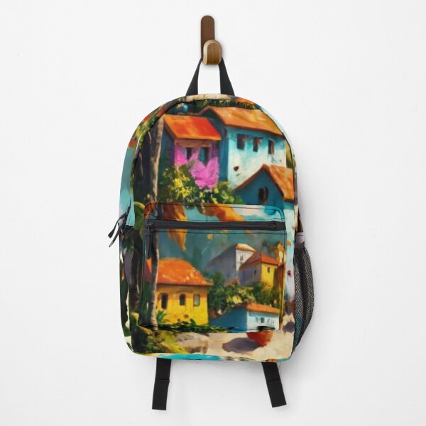 Item preview, Idyllic Caribbean Village Coastal Life designed and sold by Colloquializms.
