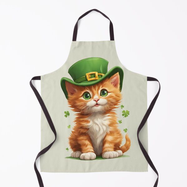 Item preview, Cute cat in st. patrick hat, cat lovers, animal lovers, st. patrick's day designed and sold by AnettPr.
