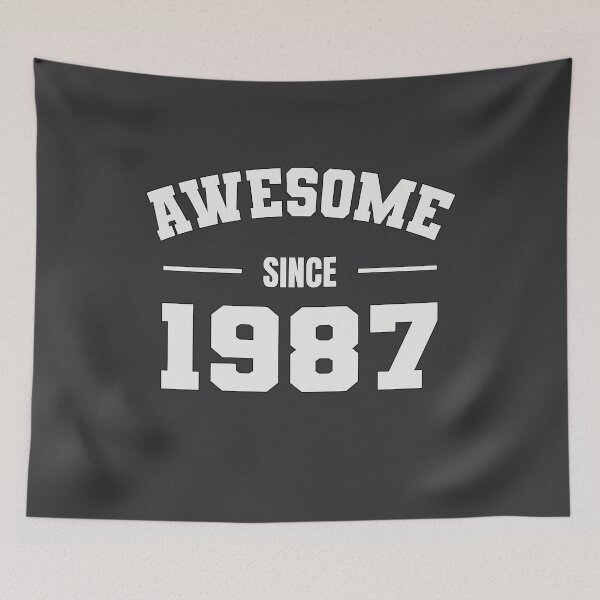 Item preview, AWESOME Since 1987 - Perfect Gift for Folks Born 1987 designed and sold by Amazing Arts Designs.
