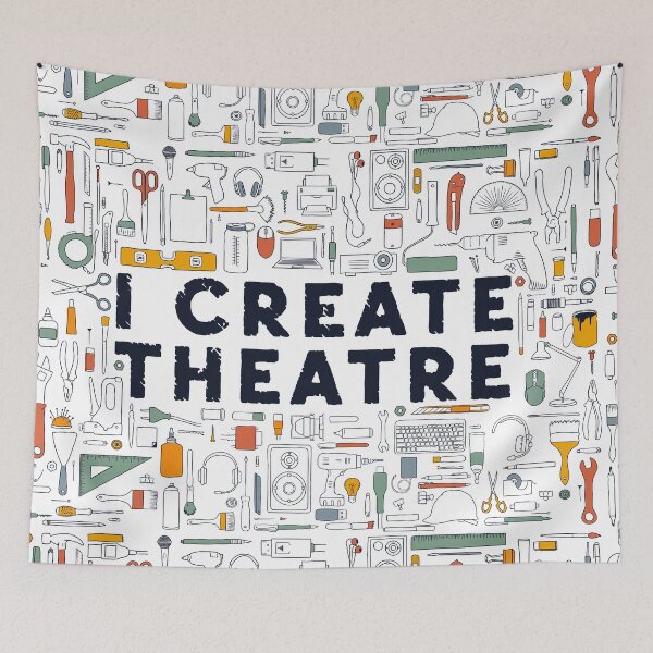 Item preview, I Create Theatre Collage designed and sold by Indiana215.